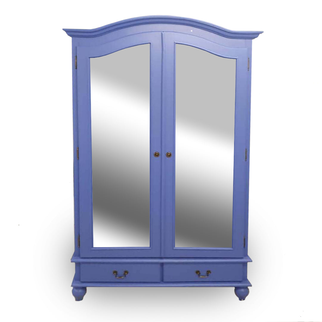 125cm french bordeaux style wardrobe