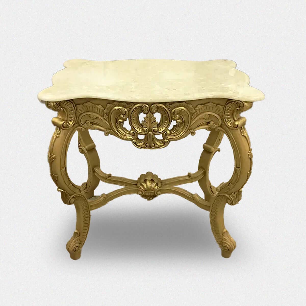 ornate marble top side table