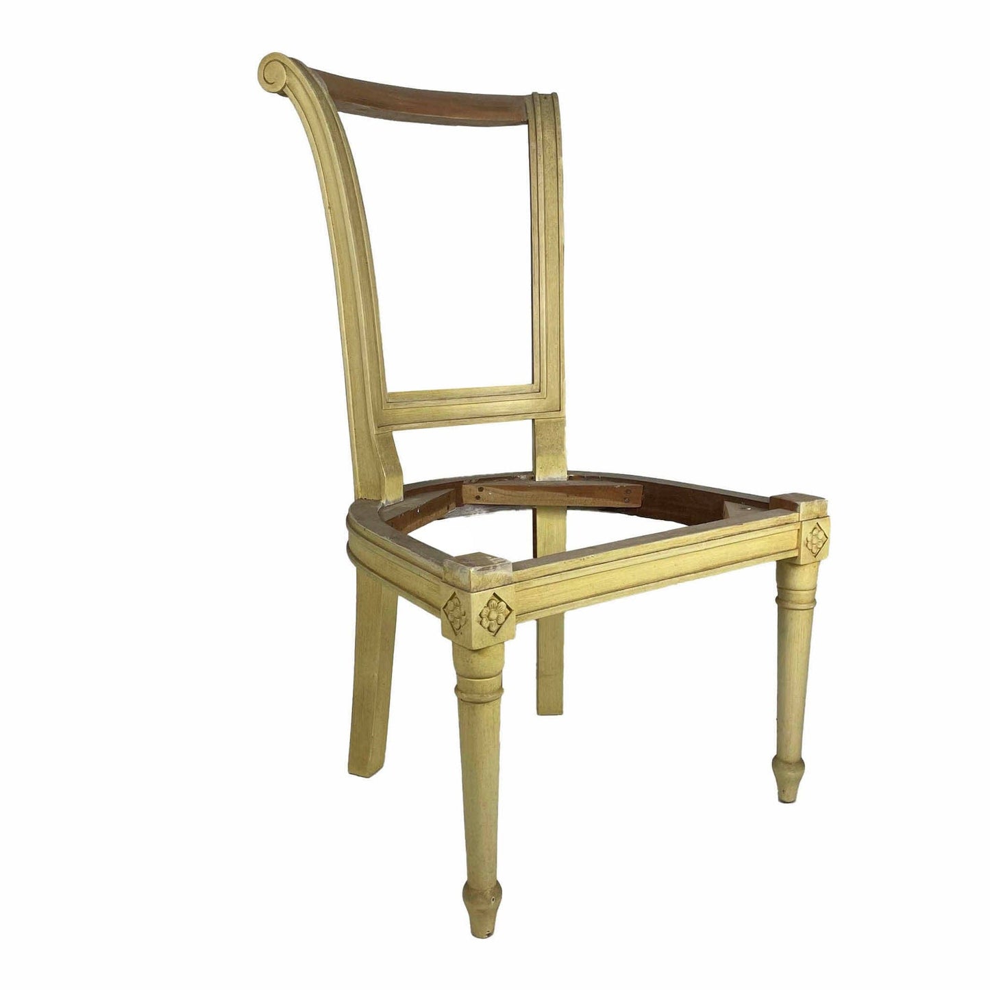 curve back chair frame side