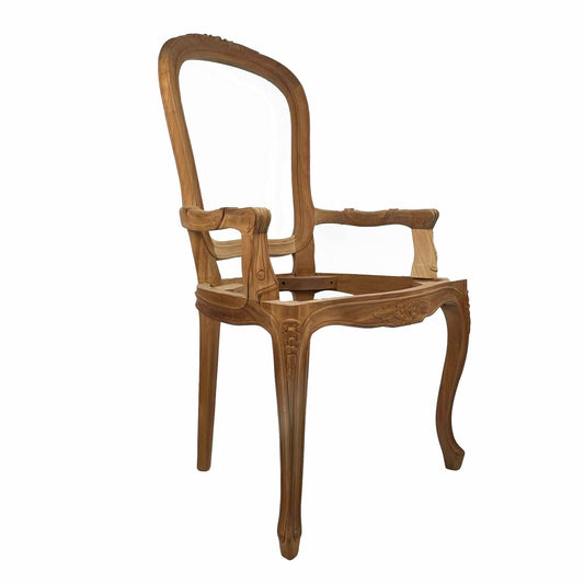 french arm chair frame