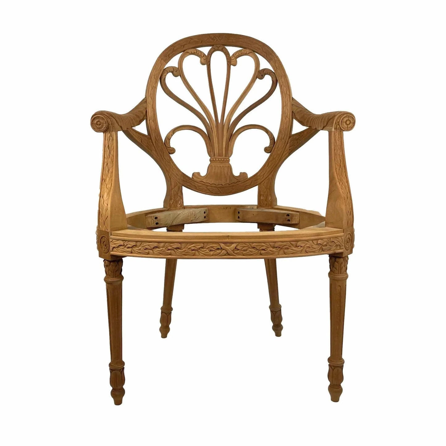 fan back chair frame