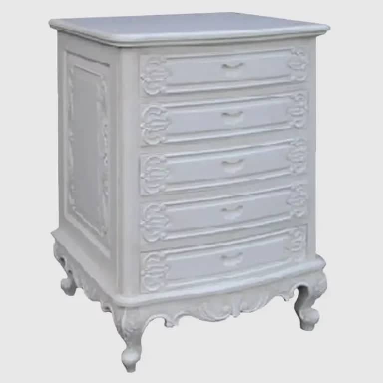 5 drawer bedside table