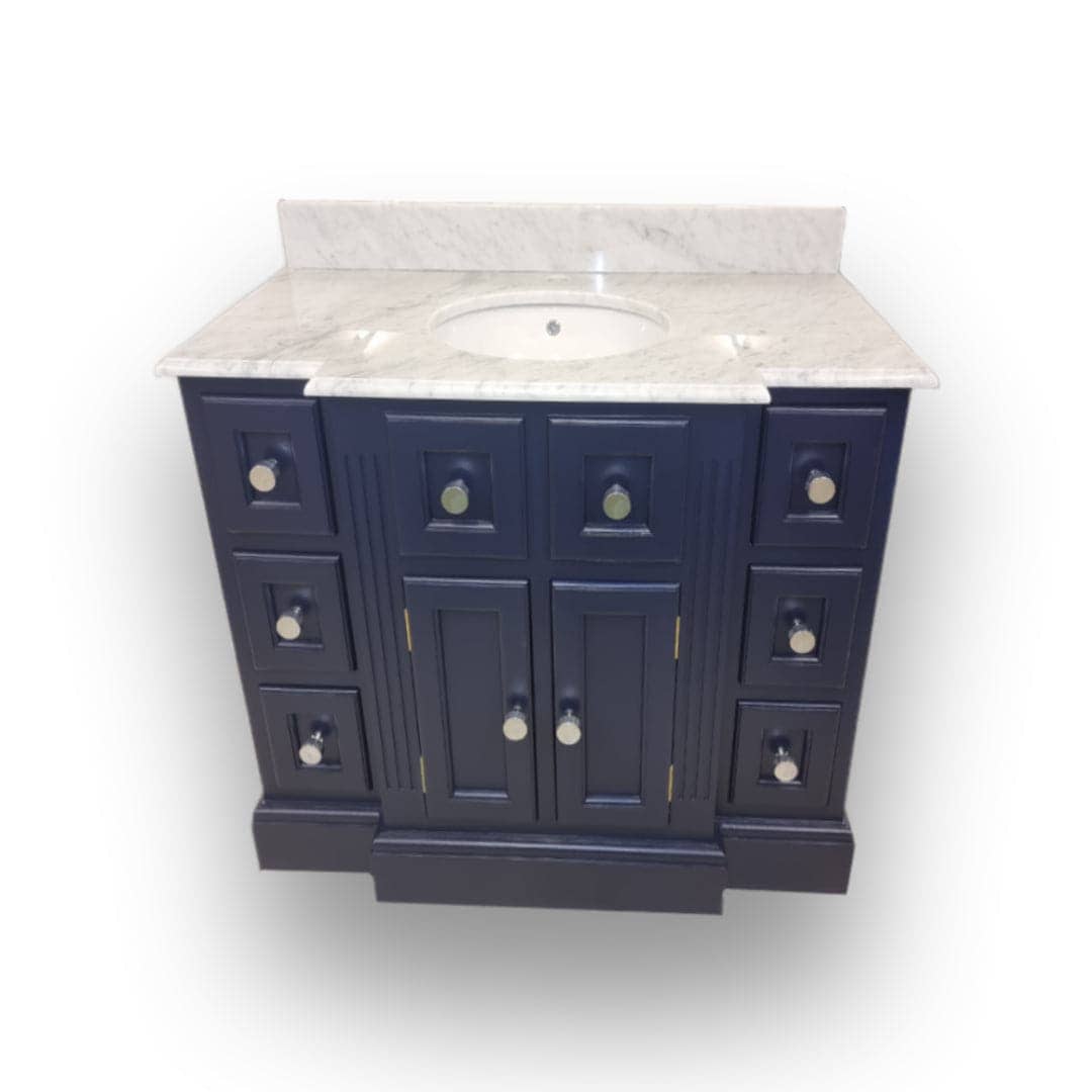 petite shaker vanity unit cut out