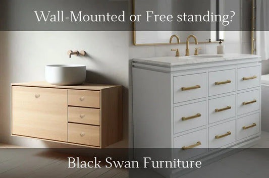 A Vanity Unit Guide: Wall Mounted or Free standing?