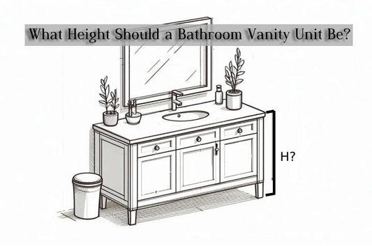 What Height Should a Bathroom Vanity Be? A Complete Guide from Black Swan Furniture