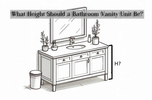 What Height Should a Bathroom Vanity Be? A Complete Guide from Black Swan Furniture