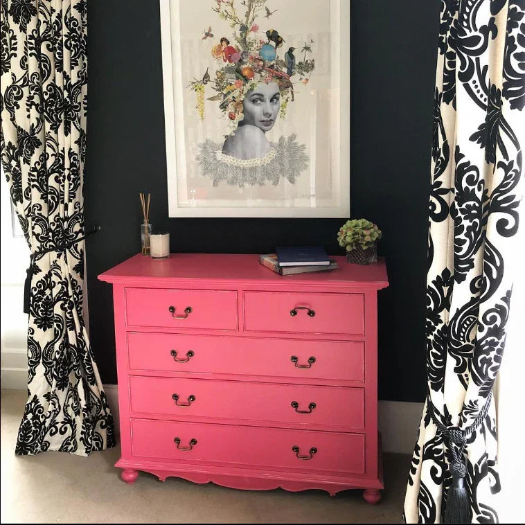 pink chest of drawers