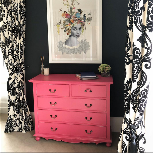 pink chest of drawers