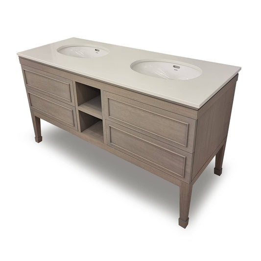 south style open middle vanity unit