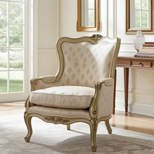 french style single seat armchair
